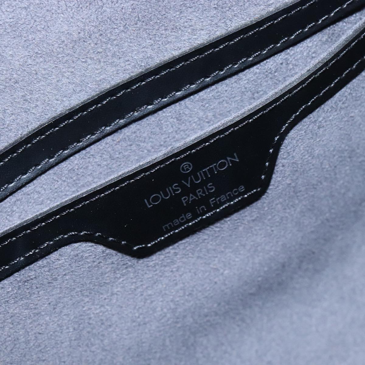 LOUIS VUITTON Epi Soufflot Hand Bag Black M52222 LV Auth 139330