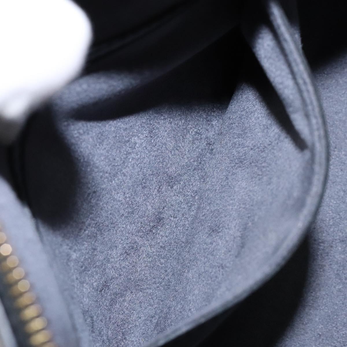 LOUIS VUITTON Epi Soufflot Hand Bag Black M52222 LV Auth 139330