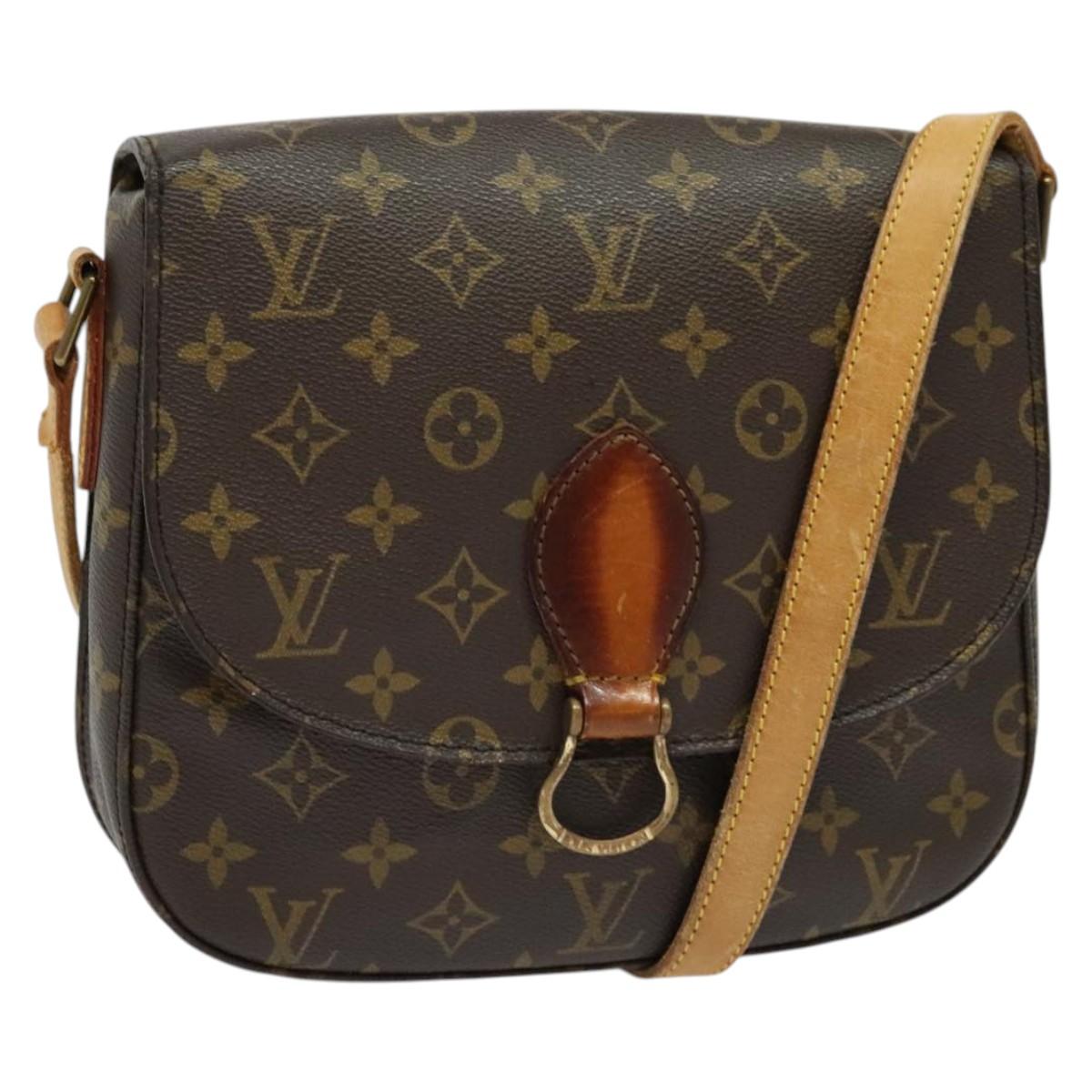 LOUIS VUITTON Monogram Saint Cloud GM Shoulder Bag M51242 LV Auth 139343