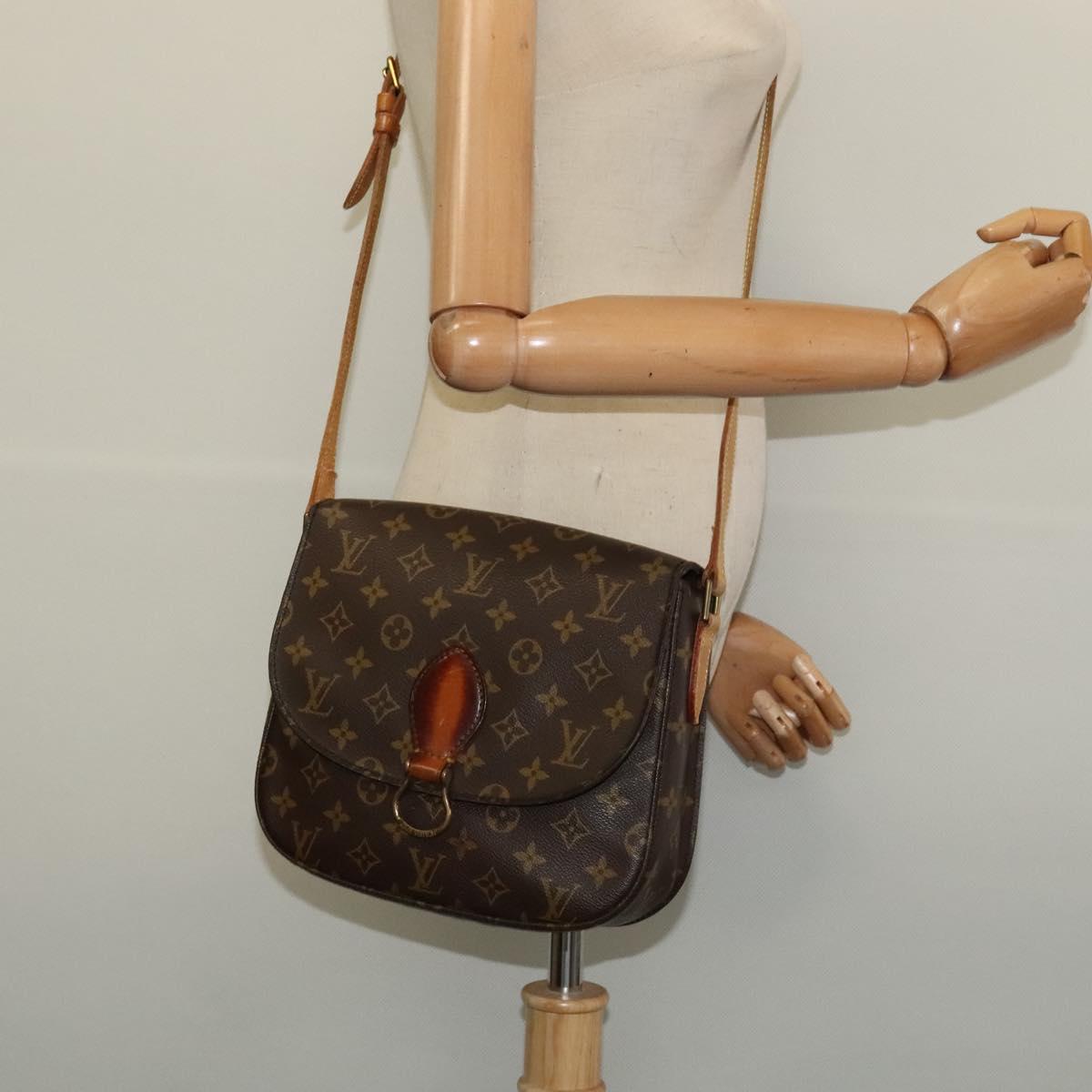 LOUIS VUITTON Monogram Saint Cloud GM Shoulder Bag M51242 LV Auth 139343