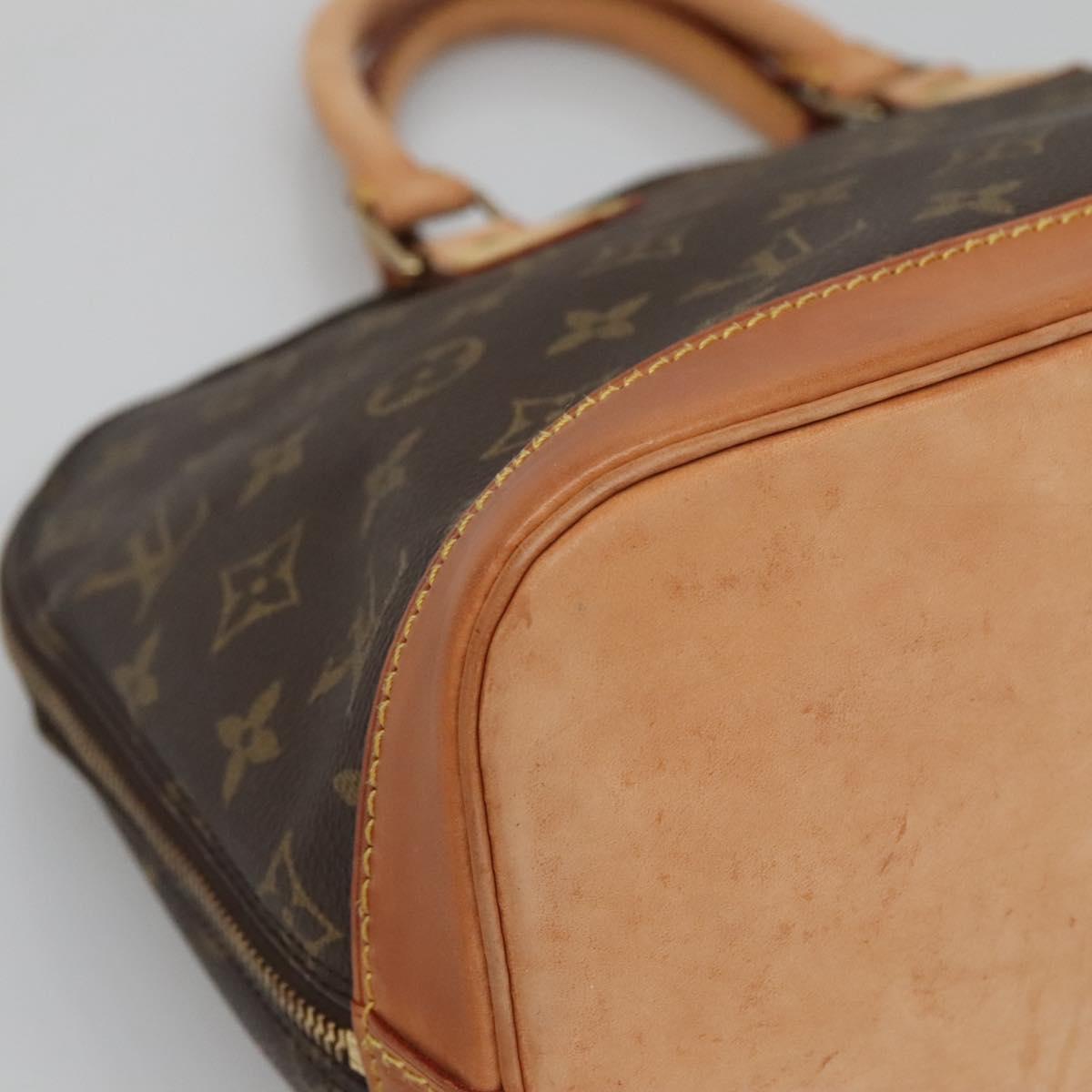 LOUIS VUITTON Monogram Alma Hand Bag M51130 LV Auth 139345