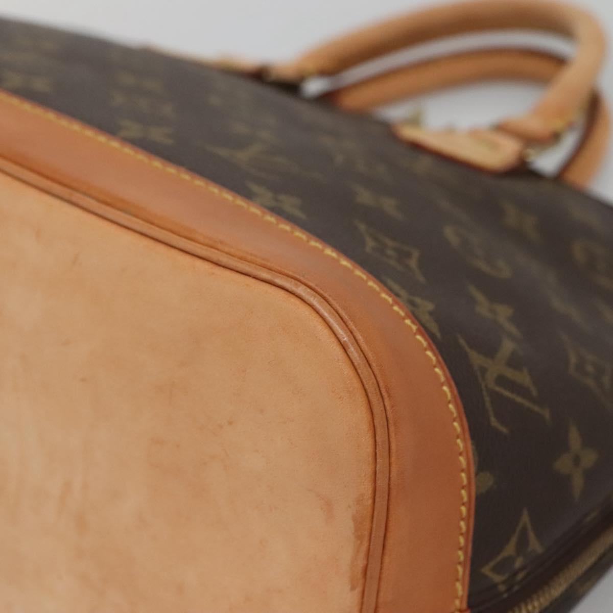 LOUIS VUITTON Monogram Alma Hand Bag M51130 LV Auth 139345