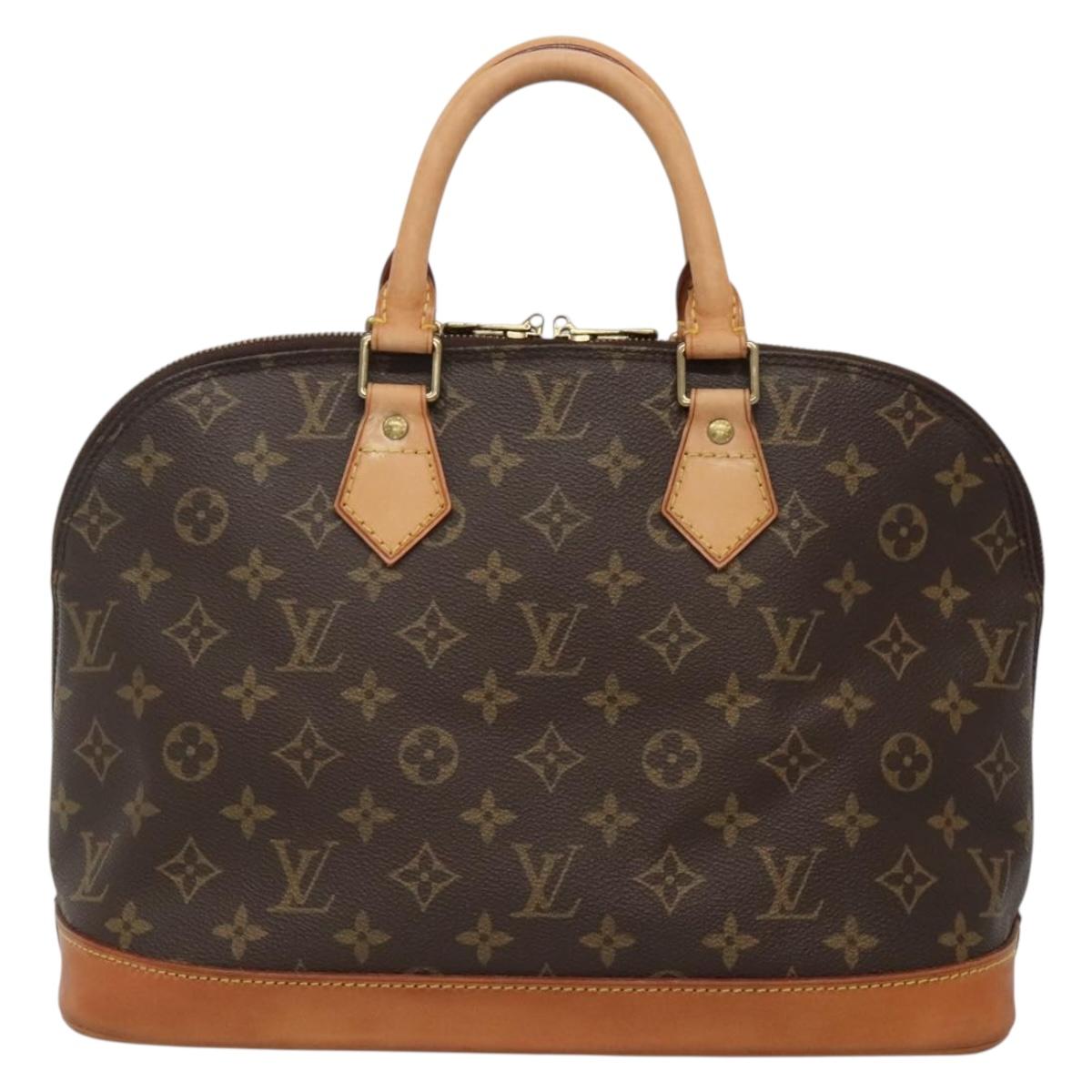 LOUIS VUITTON Monogram Alma Hand Bag M51130 LV Auth 139345