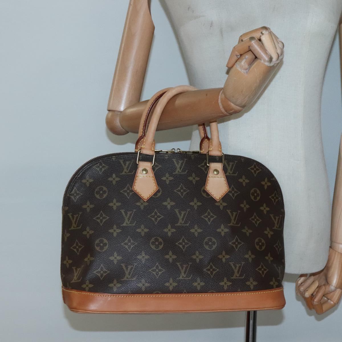 LOUIS VUITTON Monogram Alma Hand Bag M51130 LV Auth 139345