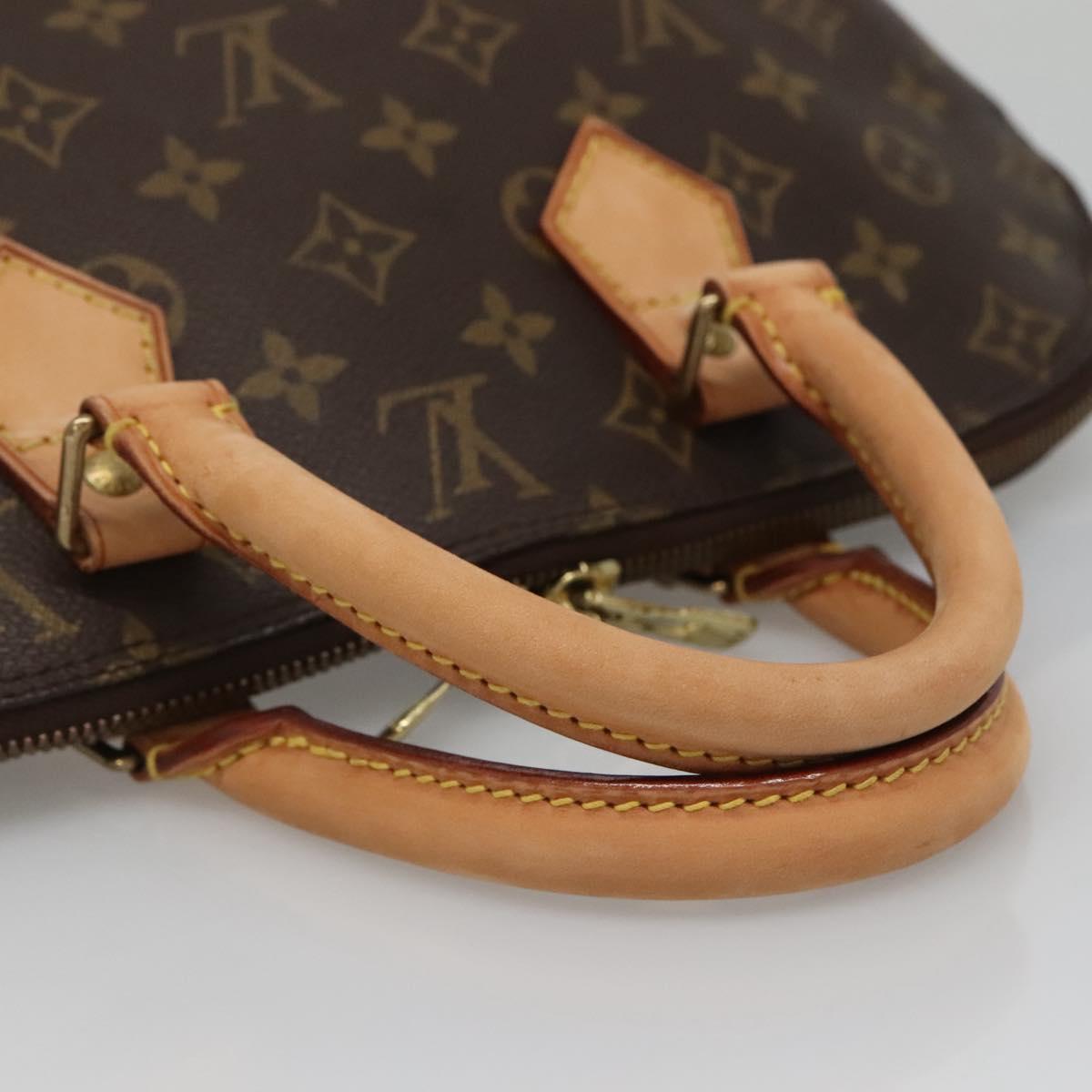 LOUIS VUITTON Monogram Alma Hand Bag M51130 LV Auth 139345