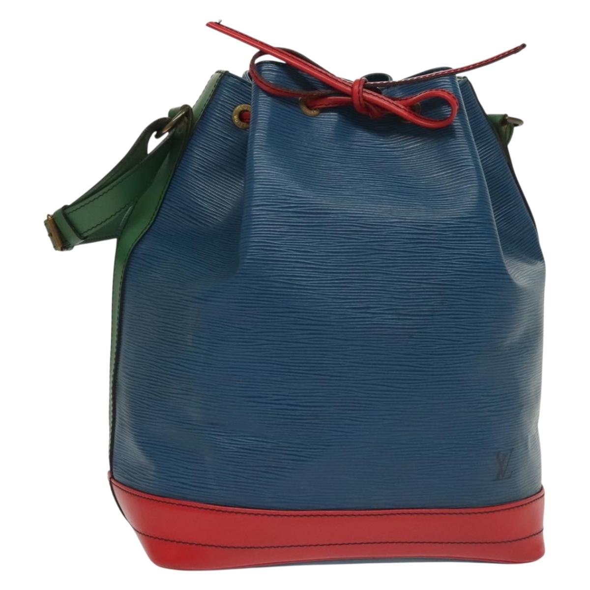 LOUIS VUITTON Epi Toriko Color Noe Bag Red Blue Green M44084 LV Auth 139347