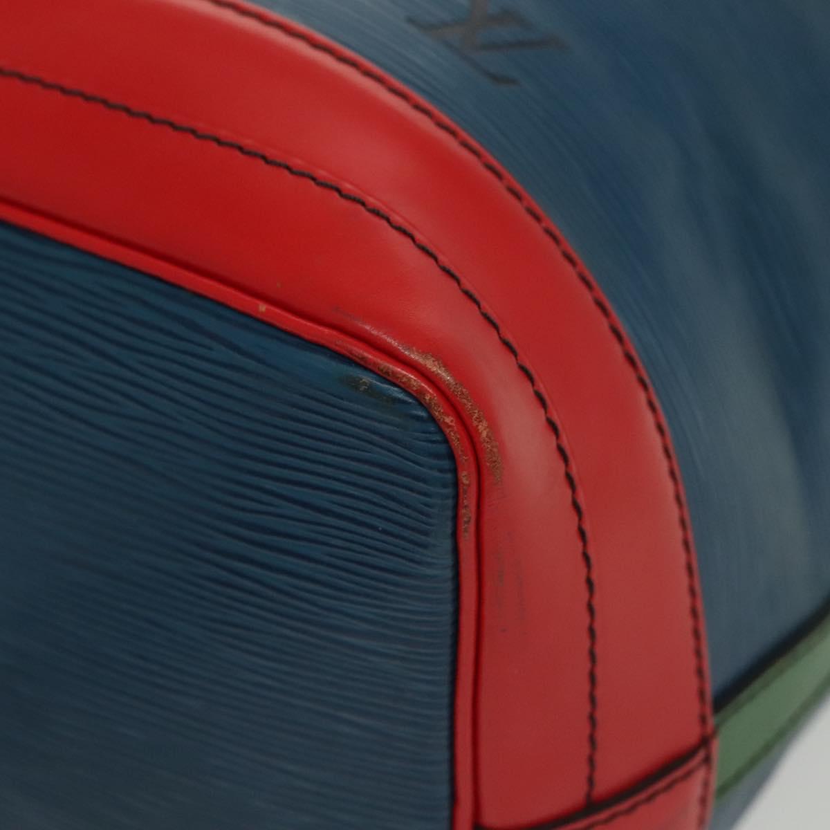 LOUIS VUITTON Epi Toriko Color Noe Bag Red Blue Green M44084 LV Auth 139347