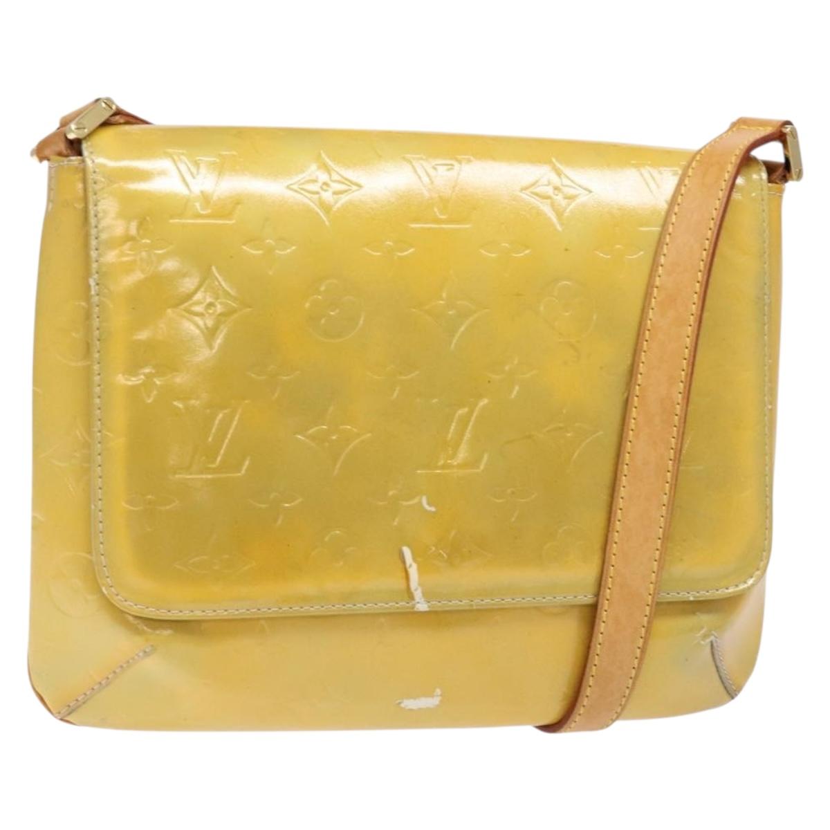 LOUIS VUITTON Monogram Vernis Thompson Street Bag Gris M91008 LV Auth 139390