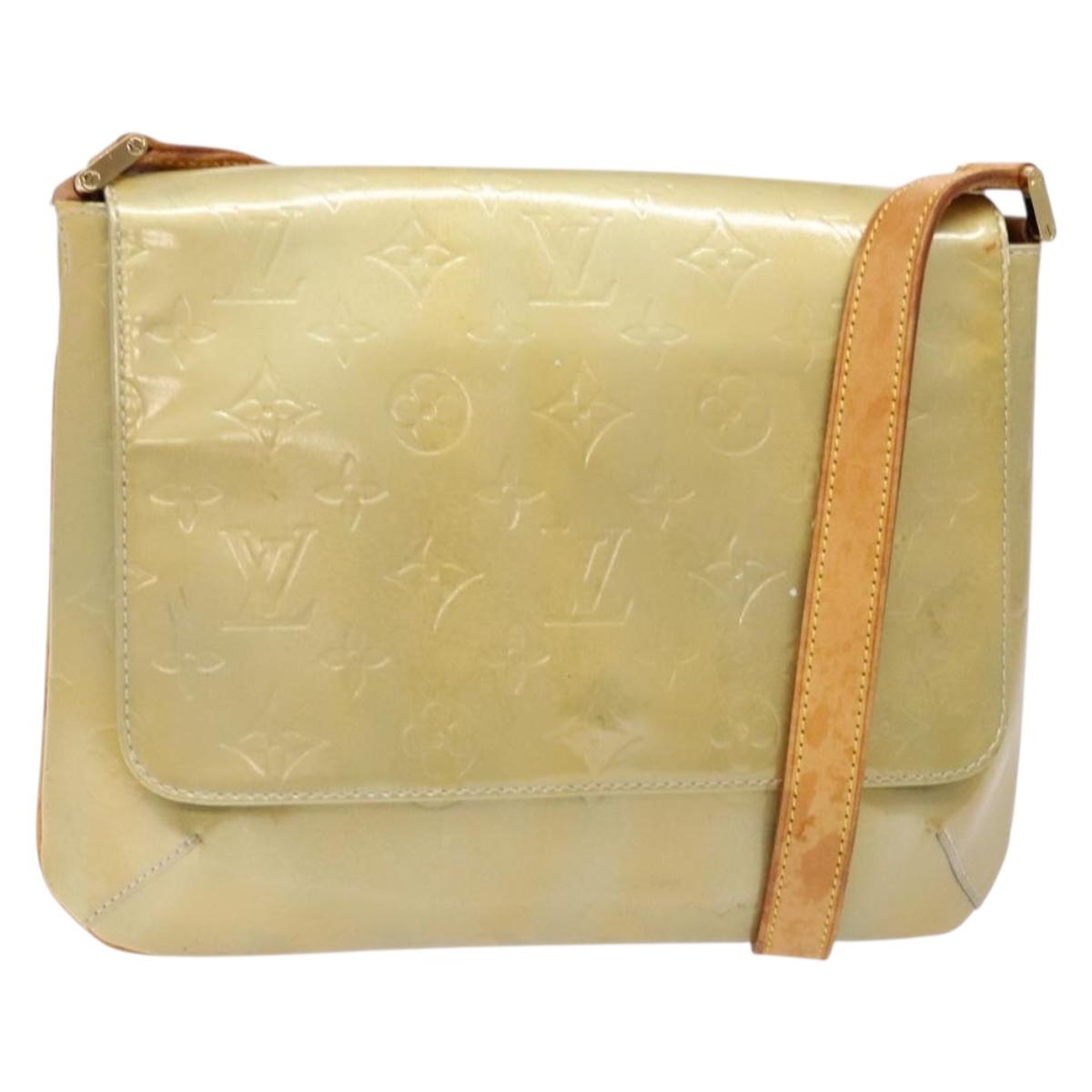 LOUIS VUITTON Monogram Vernis Thompson Street Bag Gris M91008 LV Auth 139391