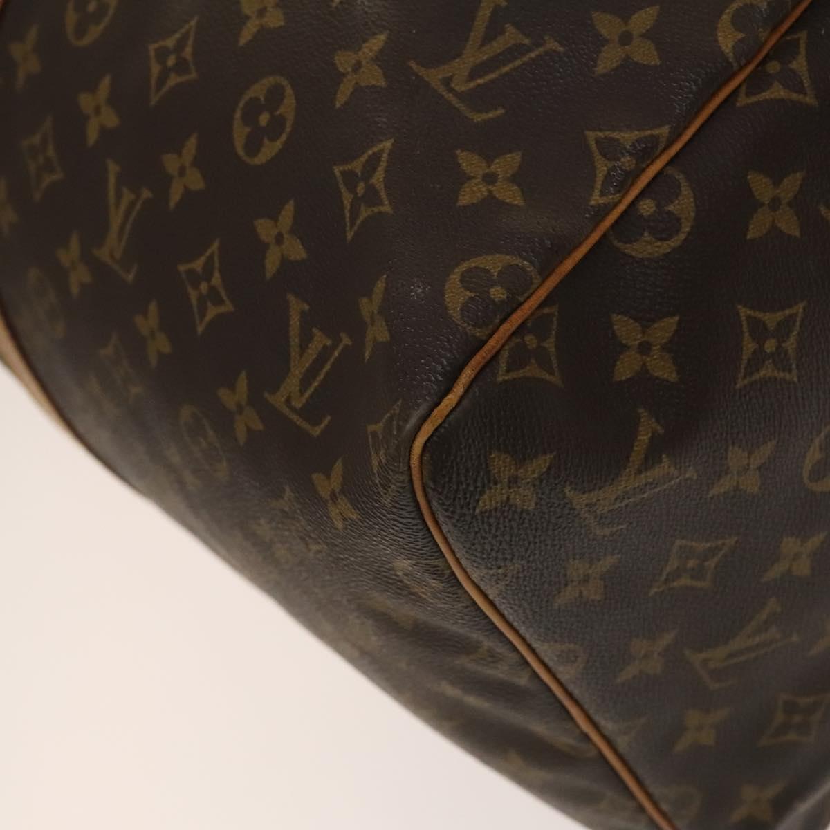 LOUIS VUITTON Monogram Keepall 55 Boston Bag M41424 LV Auth 139406