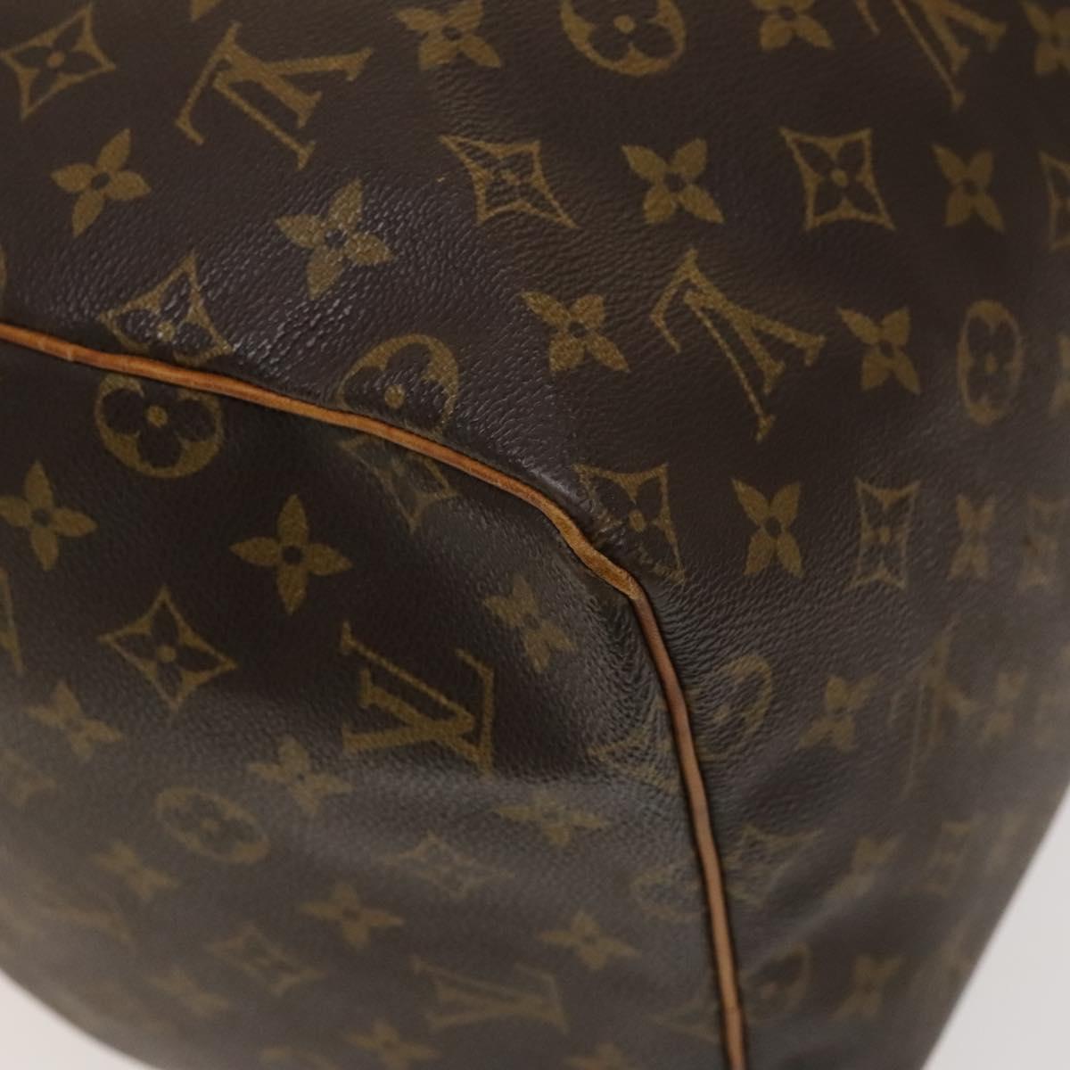 LOUIS VUITTON Monogram Keepall 55 Boston Bag M41424 LV Auth 139406
