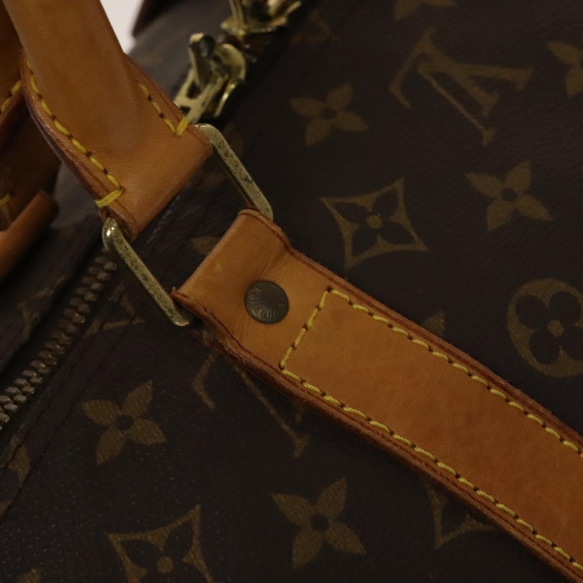 LOUIS VUITTON Monogram Keepall 55 Boston Bag M41424 LV Auth 139406