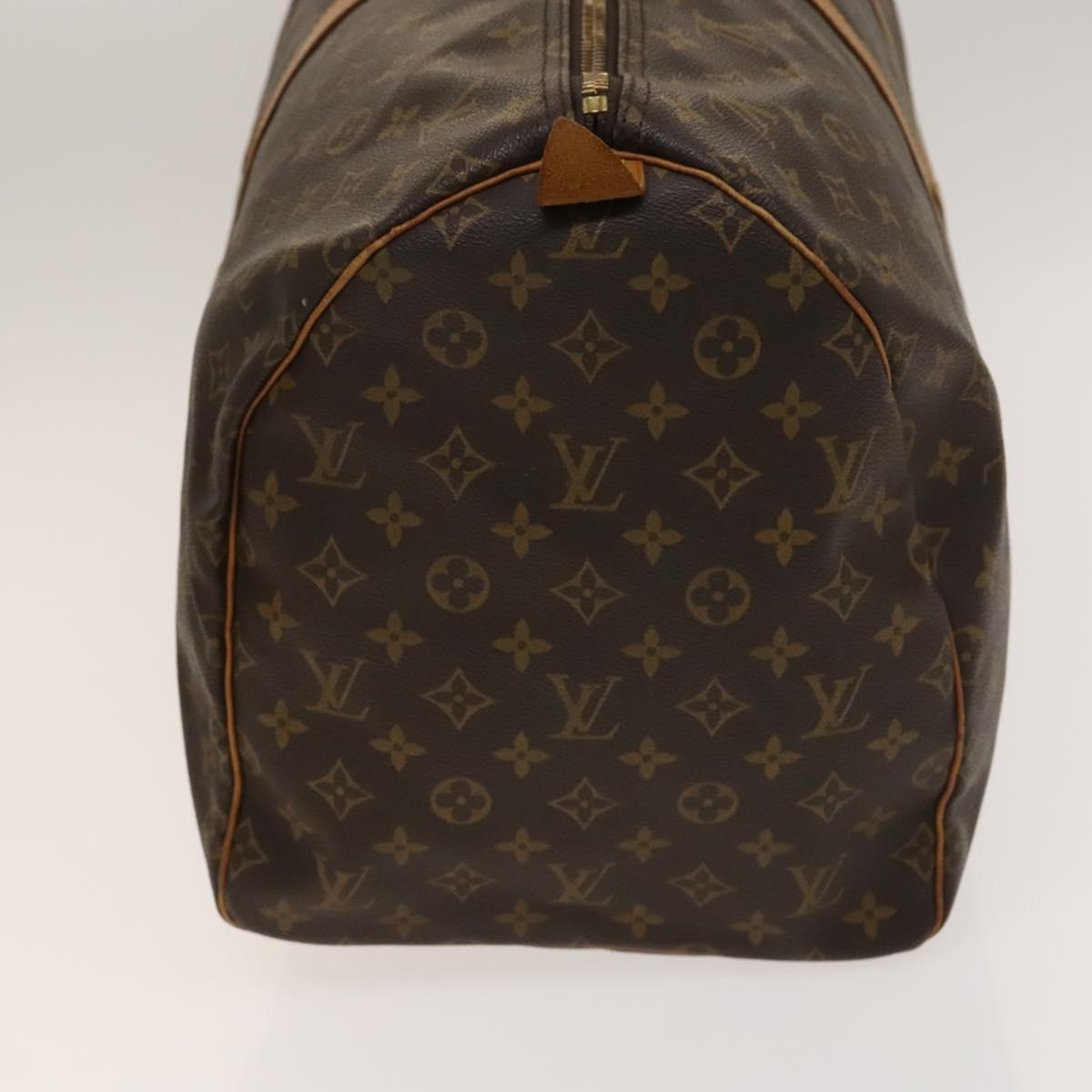 LOUIS VUITTON Monogram Keepall 55 Boston Bag M41424 LV Auth 139406