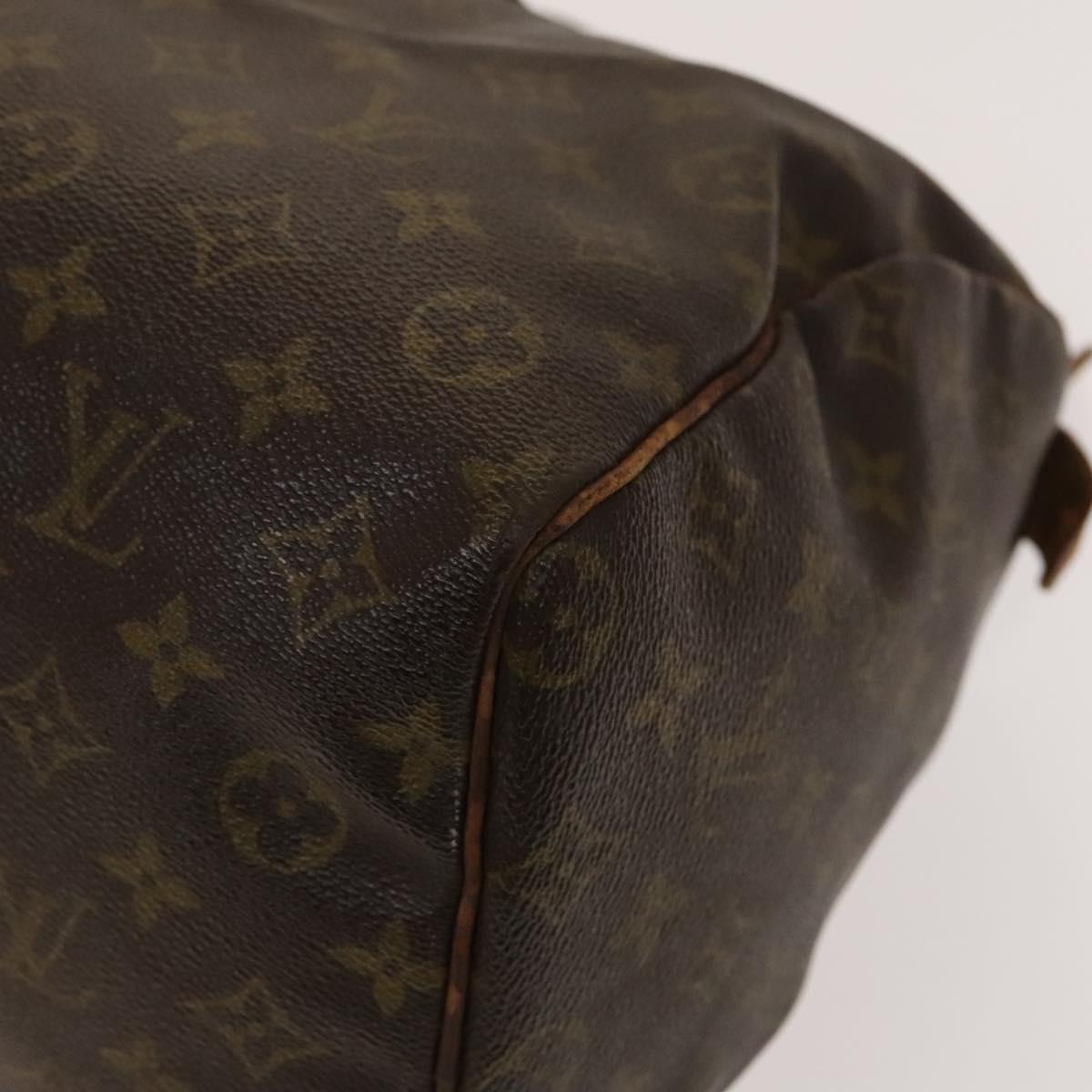 LOUIS VUITTON Monogram Speedy 35 Hand Bag M41524 LV Auth 139416