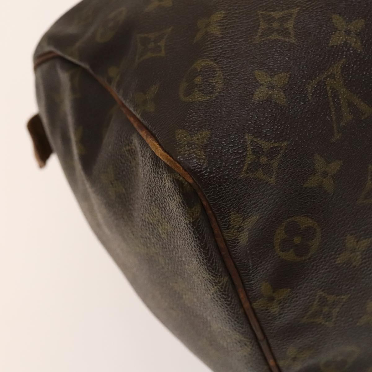 LOUIS VUITTON Monogram Speedy 35 Hand Bag M41524 LV Auth 139416