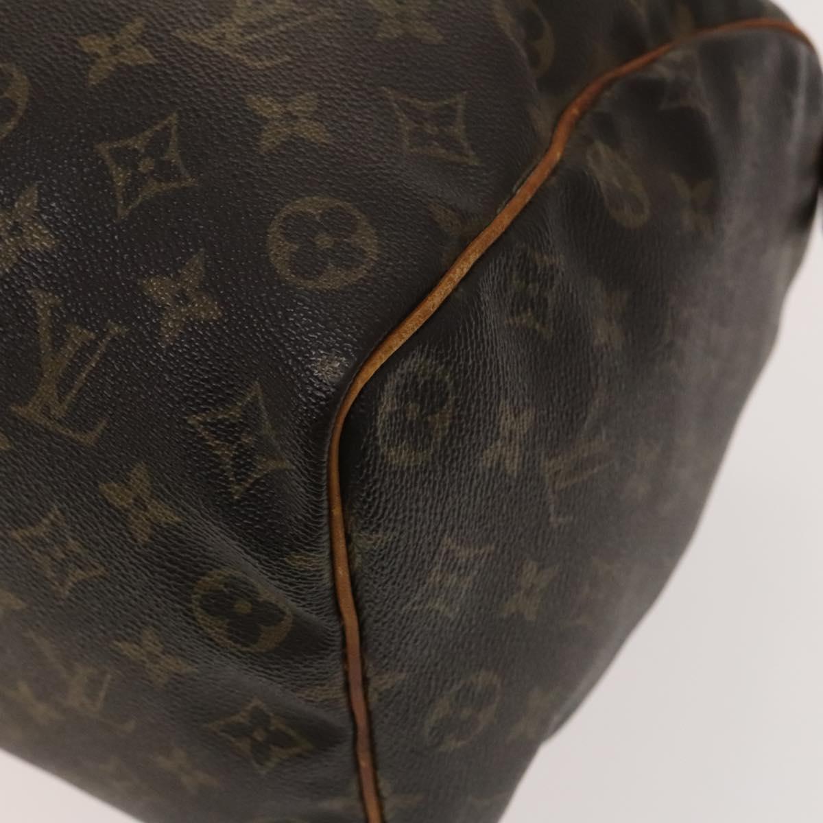 LOUIS VUITTON Monogram Speedy 35 Hand Bag M41524 LV Auth 139418