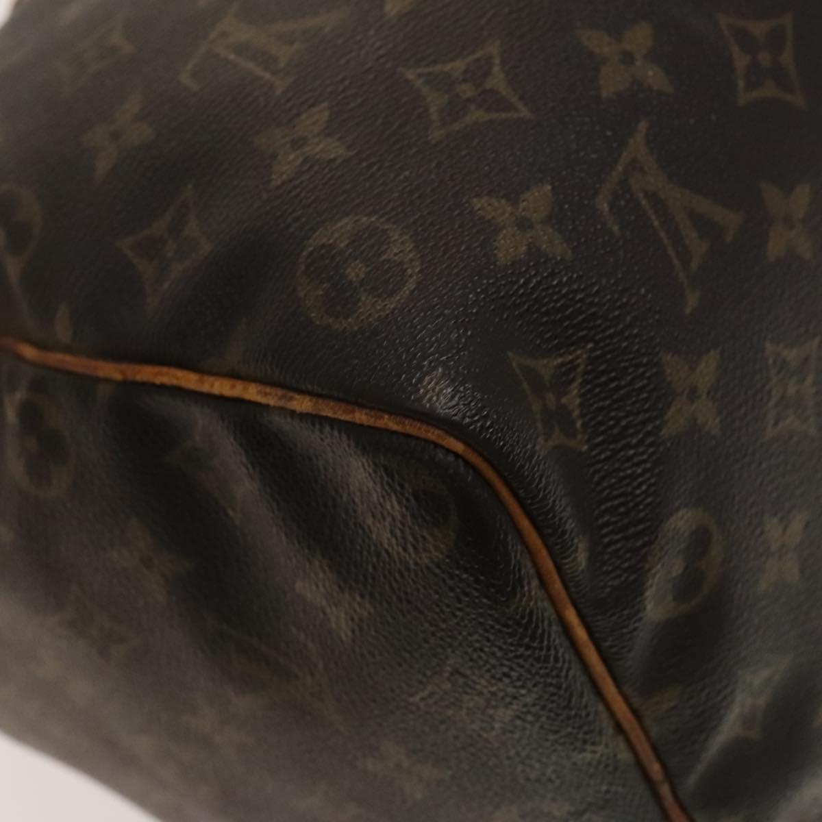 LOUIS VUITTON Monogram Speedy 35 Hand Bag M41524 LV Auth 139418