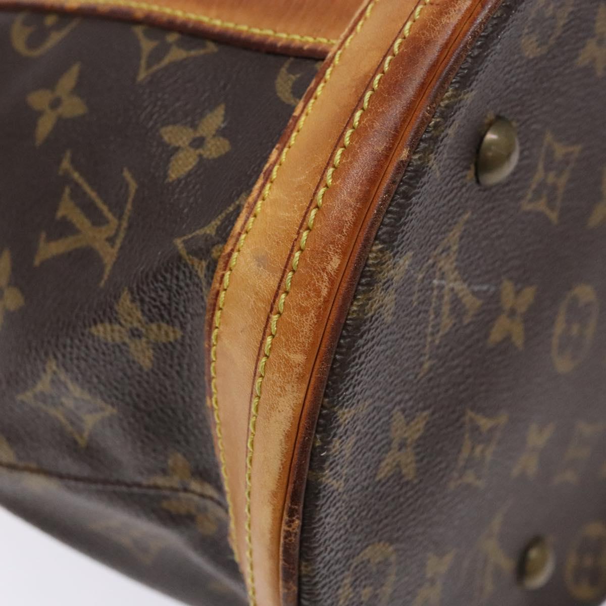 LOUIS VUITTON Monogram Bucket GM Shoulder Bag M42236 LV Auth 139420