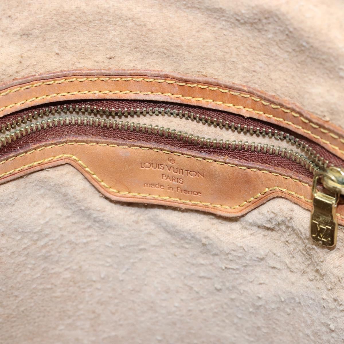 LOUIS VUITTON Monogram Bucket GM Shoulder Bag M42236 LV Auth 139420