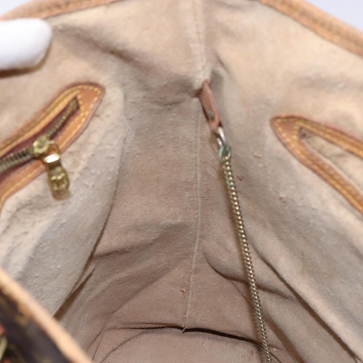 LOUIS VUITTON Monogram Bucket GM Shoulder Bag M42236 LV Auth 139420