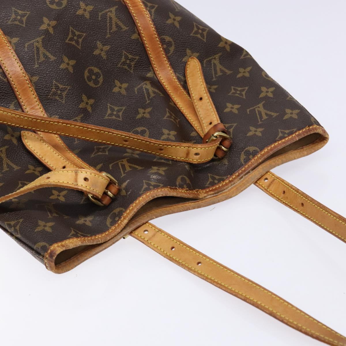 LOUIS VUITTON Monogram Bucket GM Shoulder Bag M42236 LV Auth 139420