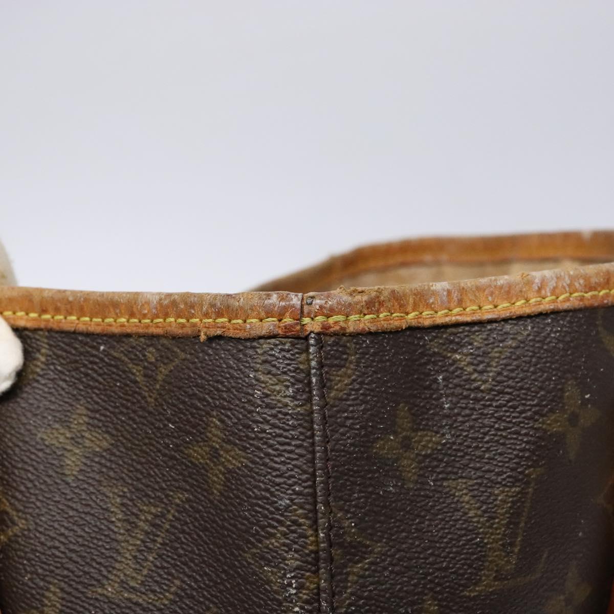 LOUIS VUITTON Monogram Bucket GM Shoulder Bag M42236 LV Auth 139423