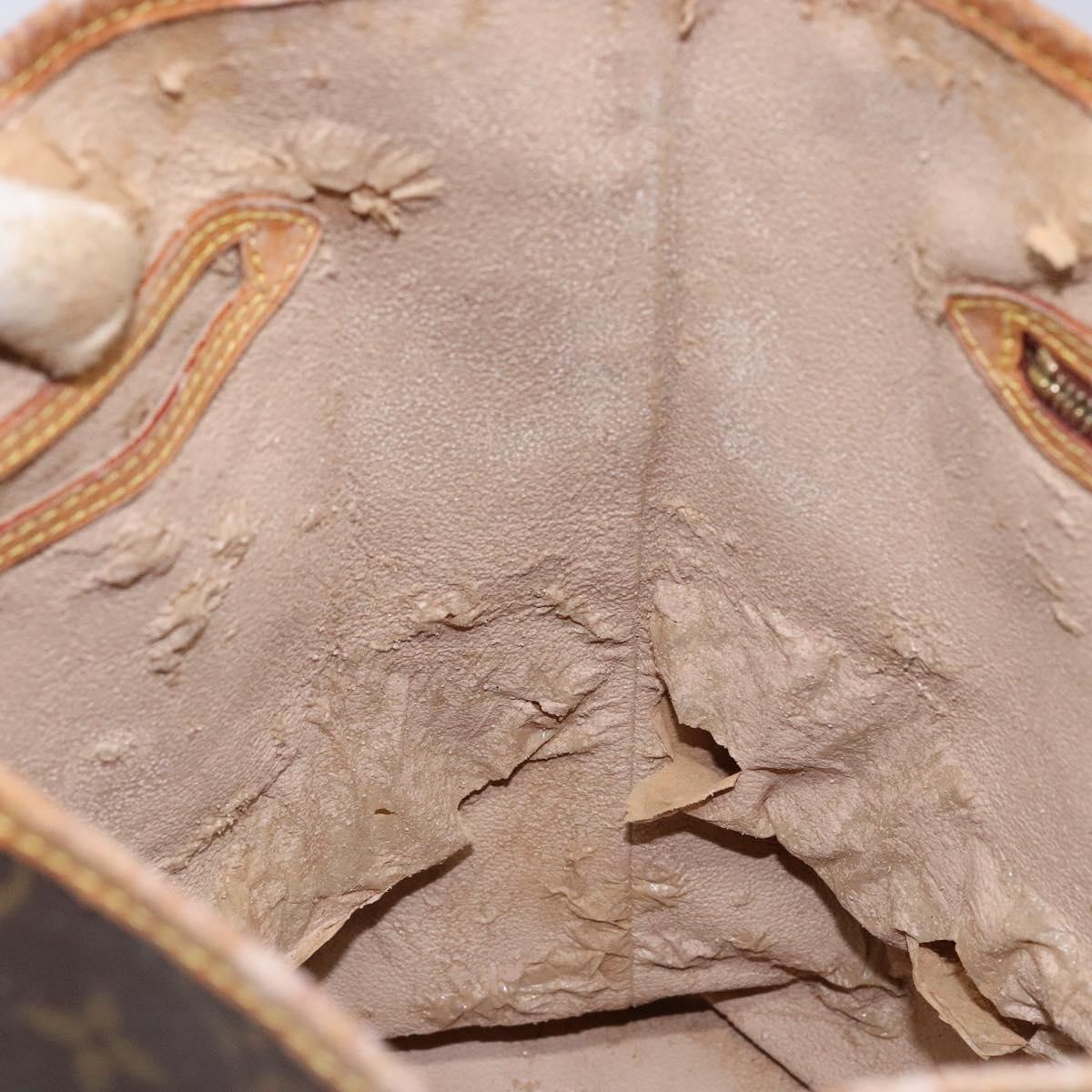 LOUIS VUITTON Monogram Bucket GM Shoulder Bag M42236 LV Auth 139423