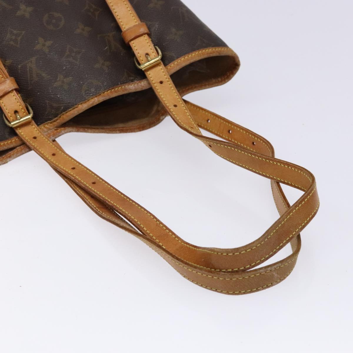 LOUIS VUITTON Monogram Bucket GM Shoulder Bag M42236 LV Auth 139423