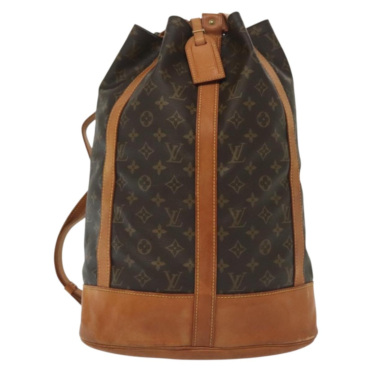 LOUIS VUITTON Monogram Randonnee GM Shoulder Bag M42244 LV Auth 139425