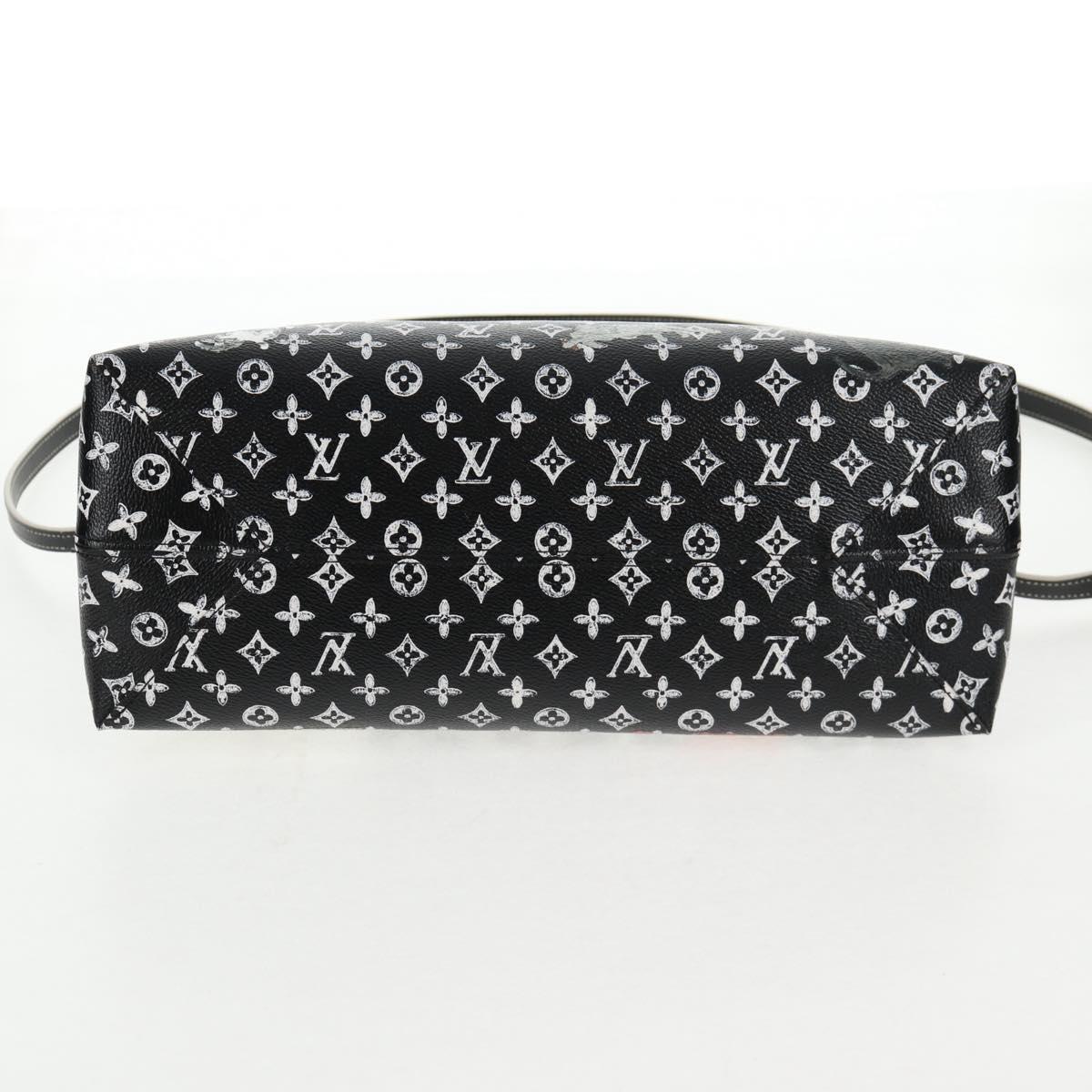 LOUIS VUITTON Catgram Alma Soup Hand Bag Black M44403 LV Auth 139431SM