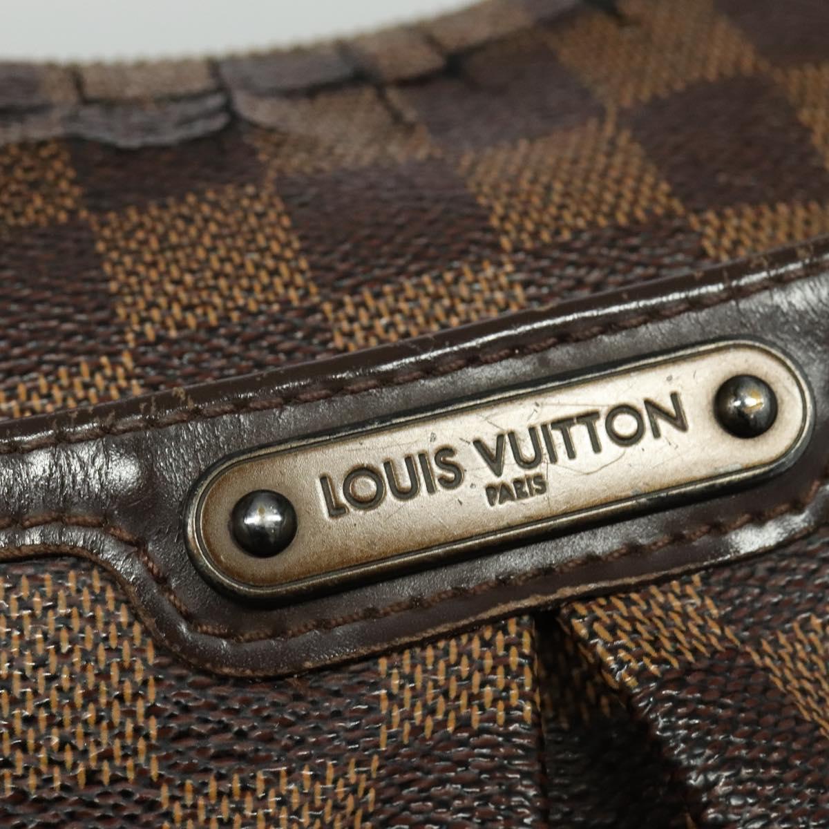 LOUIS VUITTON Damier Ebene Bloomsbury PM Shoulder Bag N42251 LV Auth 139471