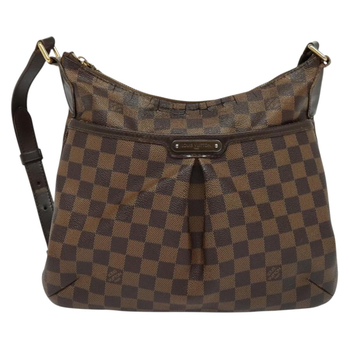 LOUIS VUITTON Damier Ebene Bloomsbury PM Shoulder Bag N42251 LV Auth 139471