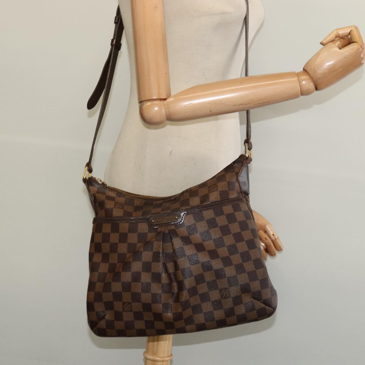 LOUIS VUITTON Damier Ebene Bloomsbury PM Shoulder Bag N42251 LV Auth 139471