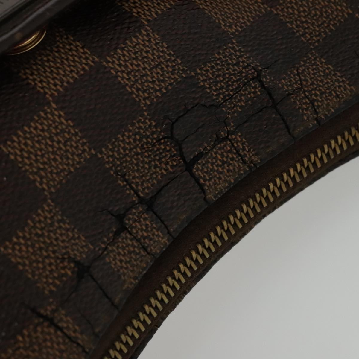 LOUIS VUITTON Damier Ebene Bloomsbury PM Shoulder Bag N42251 LV Auth 139471