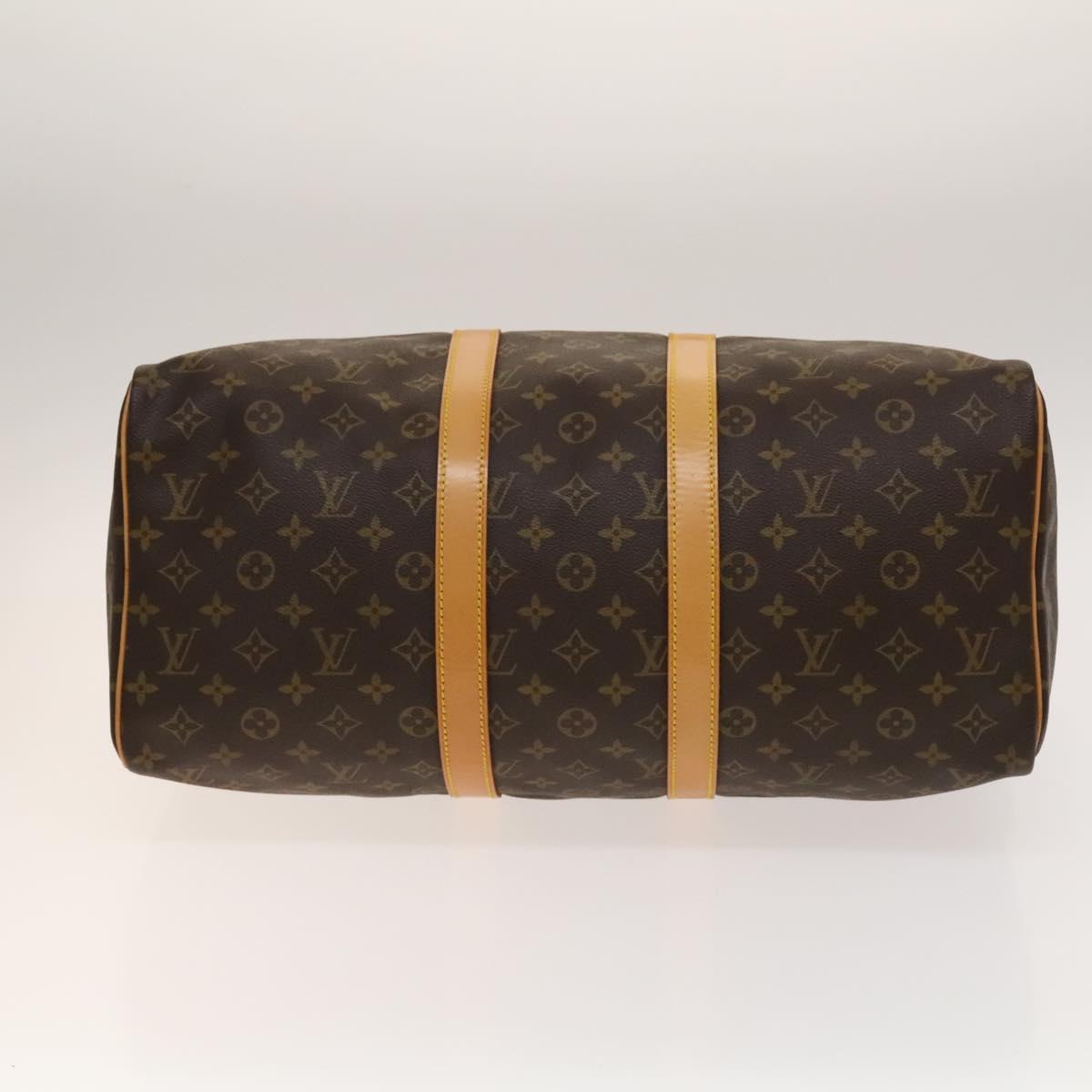 LOUIS VUITTON Monogram Keepall 45 Boston Bag M41428 LV Auth 139474
