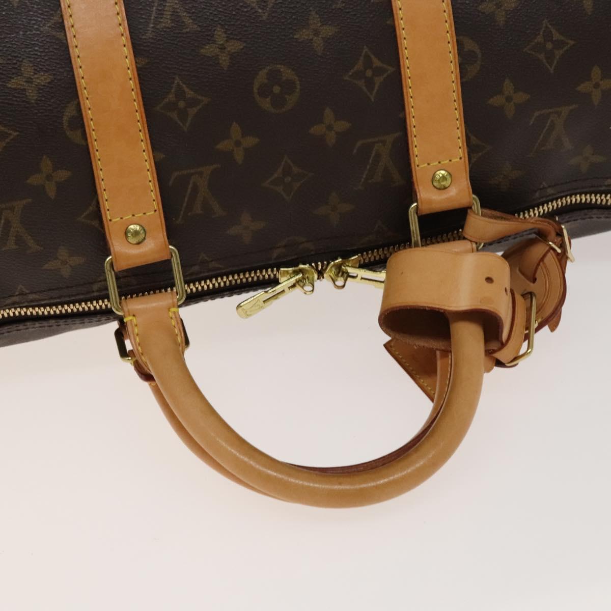 LOUIS VUITTON Monogram Keepall 50 Boston Bag M41426 LV Auth 139476