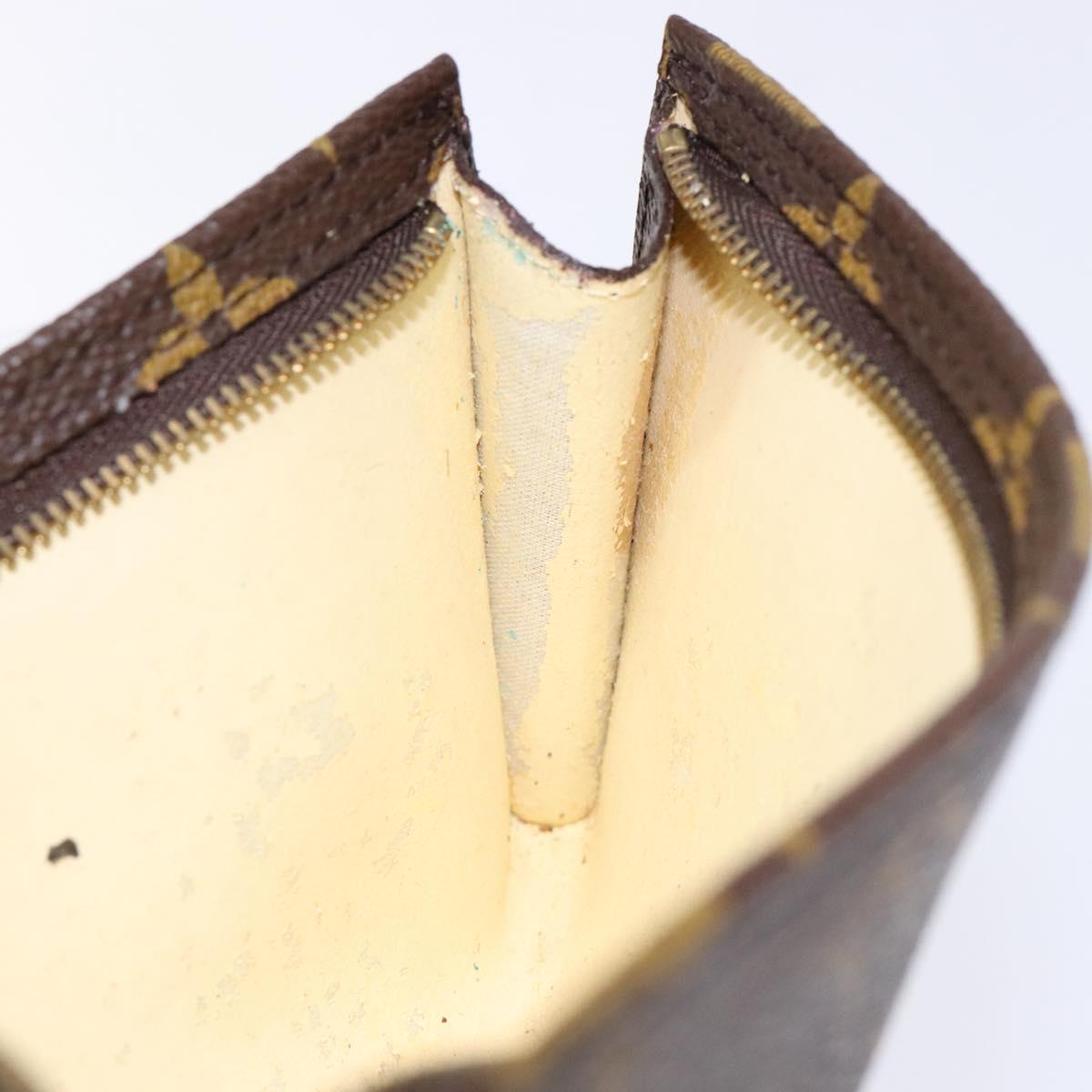 LOUIS VUITTON Monogram Bucket GM Accessory Pouch LV Auth 139485