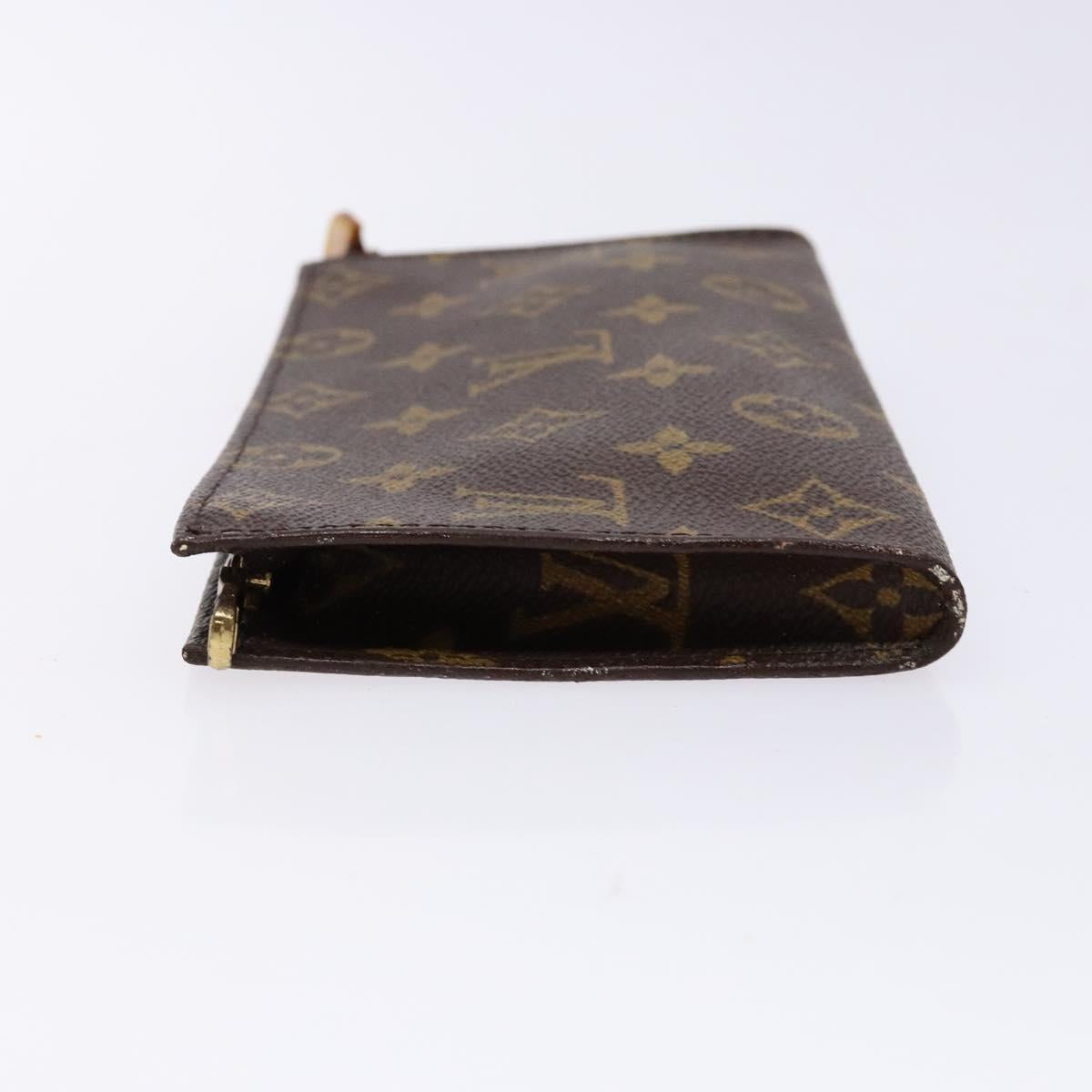LOUIS VUITTON Monogram Bucket GM Accessory Pouch LV Auth 139485