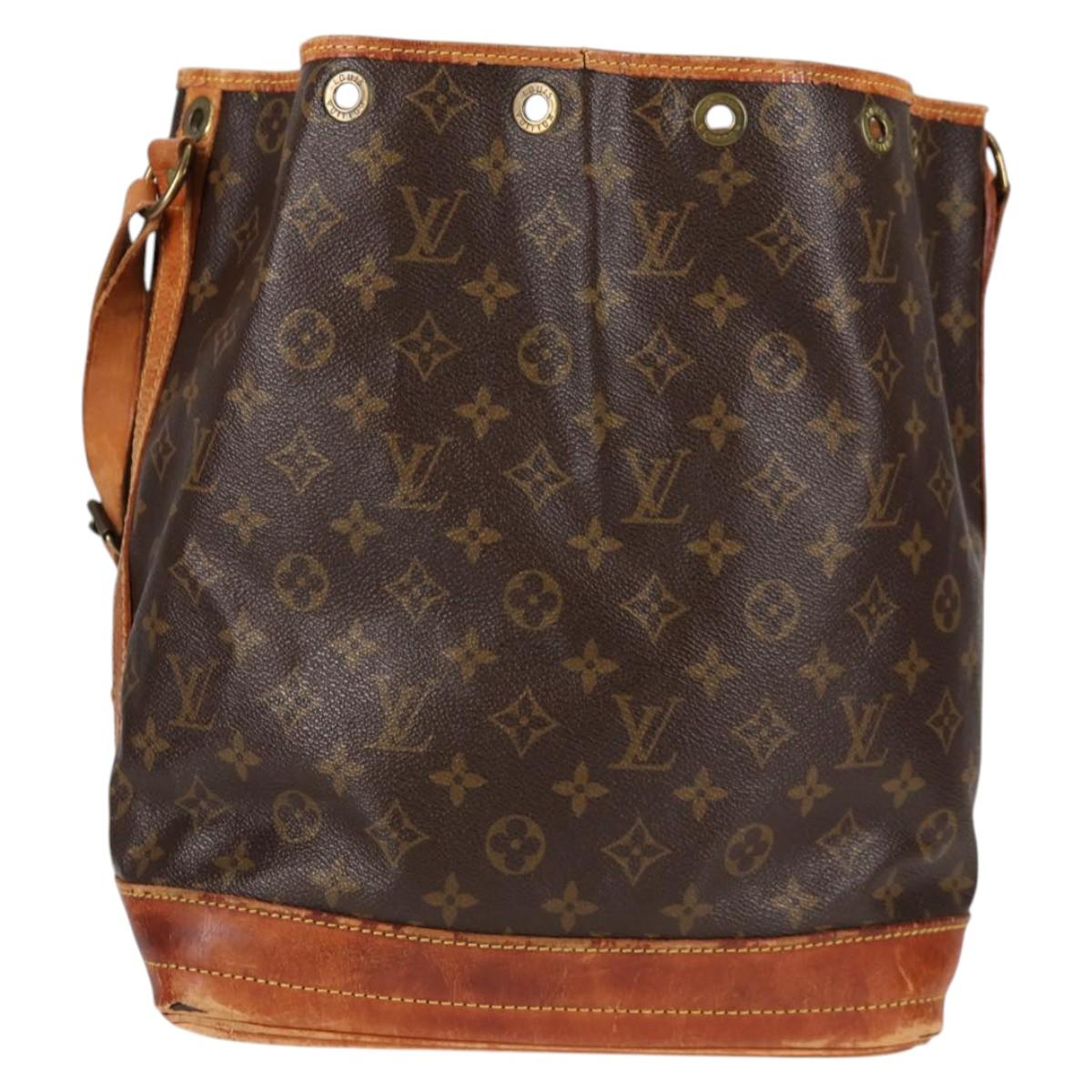 LOUIS VUITTON Monogram Noe Shoulder Bag M42224 LV Auth 139487