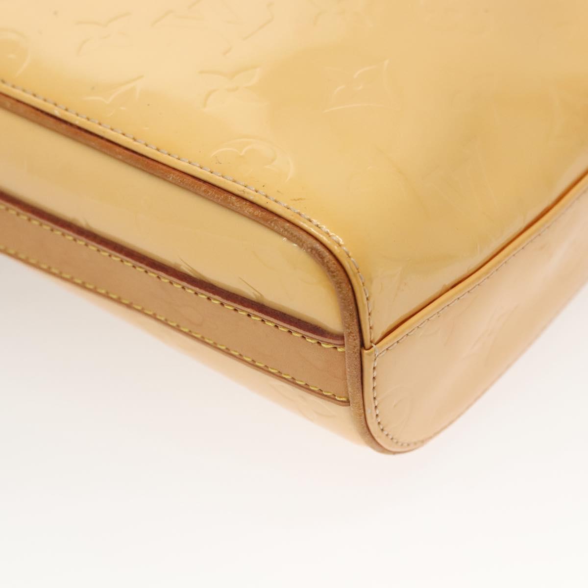 LOUIS VUITTON Vernis Sullivan Vertical Bag Marshmallow Pink M91298 Auth 139503