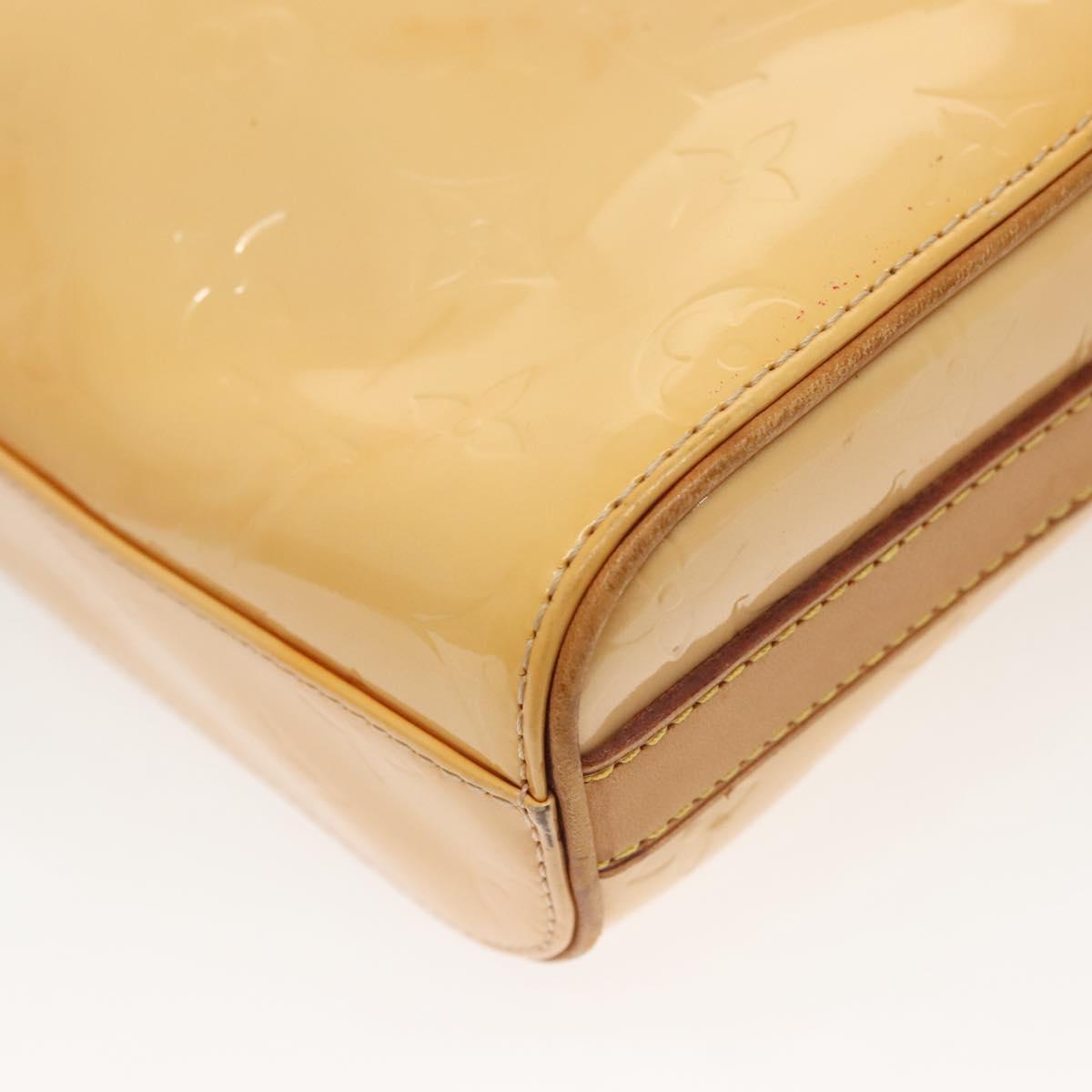 LOUIS VUITTON Vernis Sullivan Vertical Bag Marshmallow Pink M91298 Auth 139503