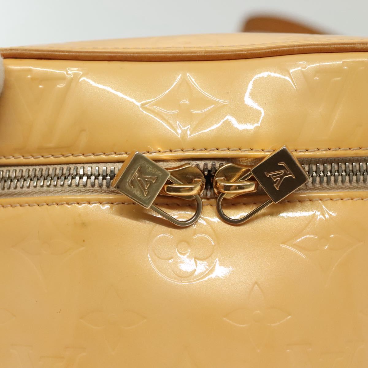 LOUIS VUITTON Vernis Sullivan Vertical Bag Marshmallow Pink M91298 Auth 139503