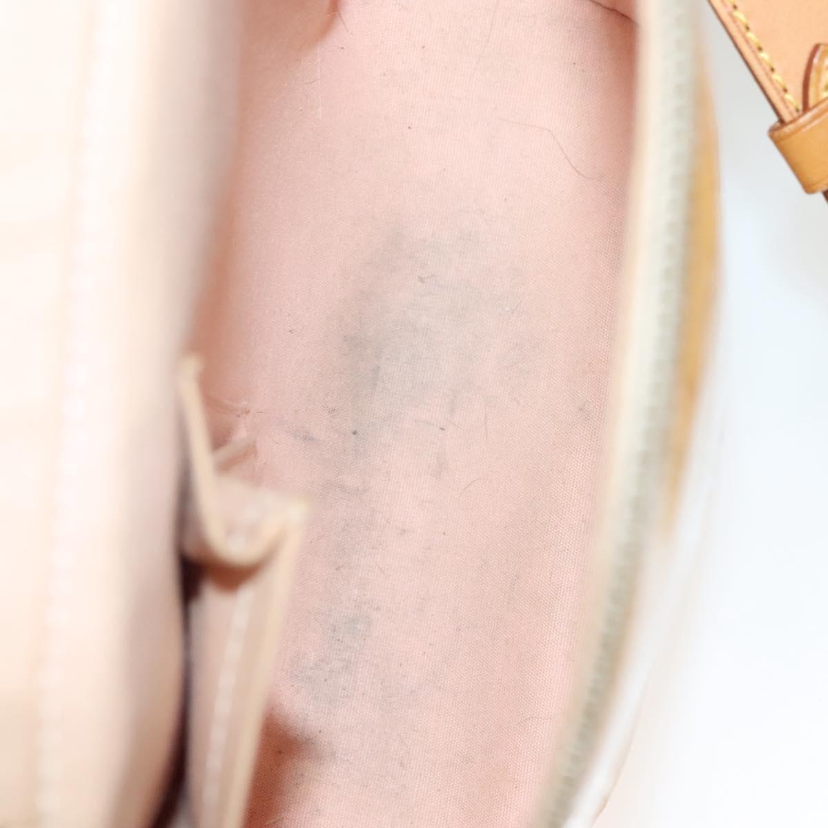 LOUIS VUITTON Vernis Sullivan Vertical Bag Marshmallow Pink M91298 Auth 139503