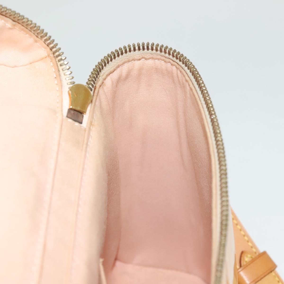 LOUIS VUITTON Vernis Sullivan Vertical Bag Marshmallow Pink M91298 Auth 139503