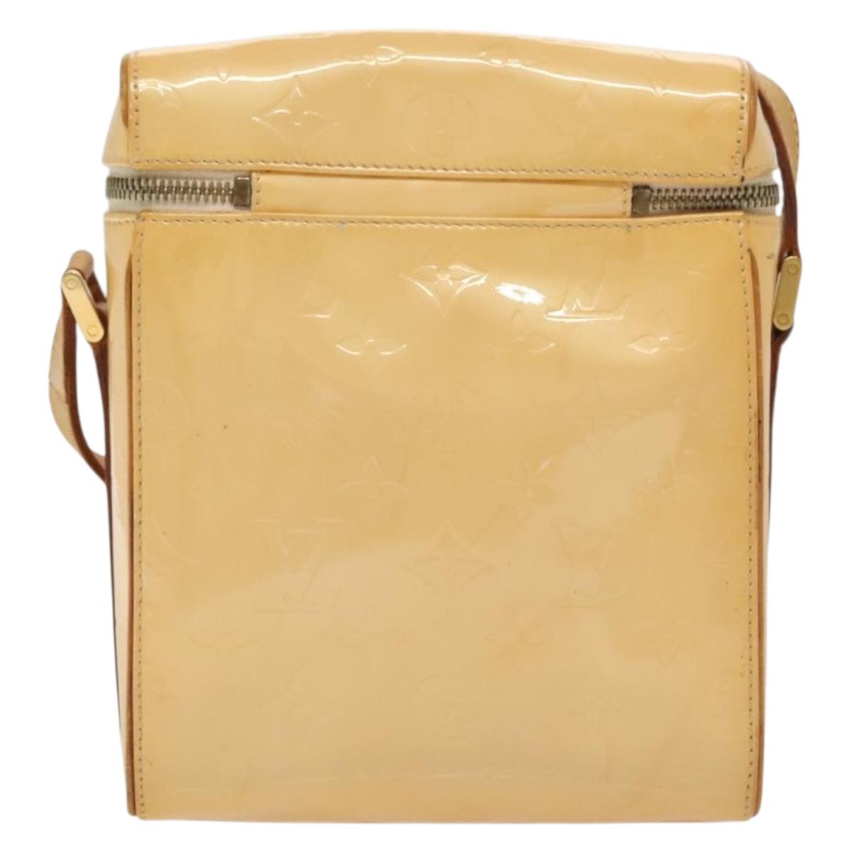 LOUIS VUITTON Vernis Sullivan Vertical Bag Marshmallow Pink M91298 Auth 139503