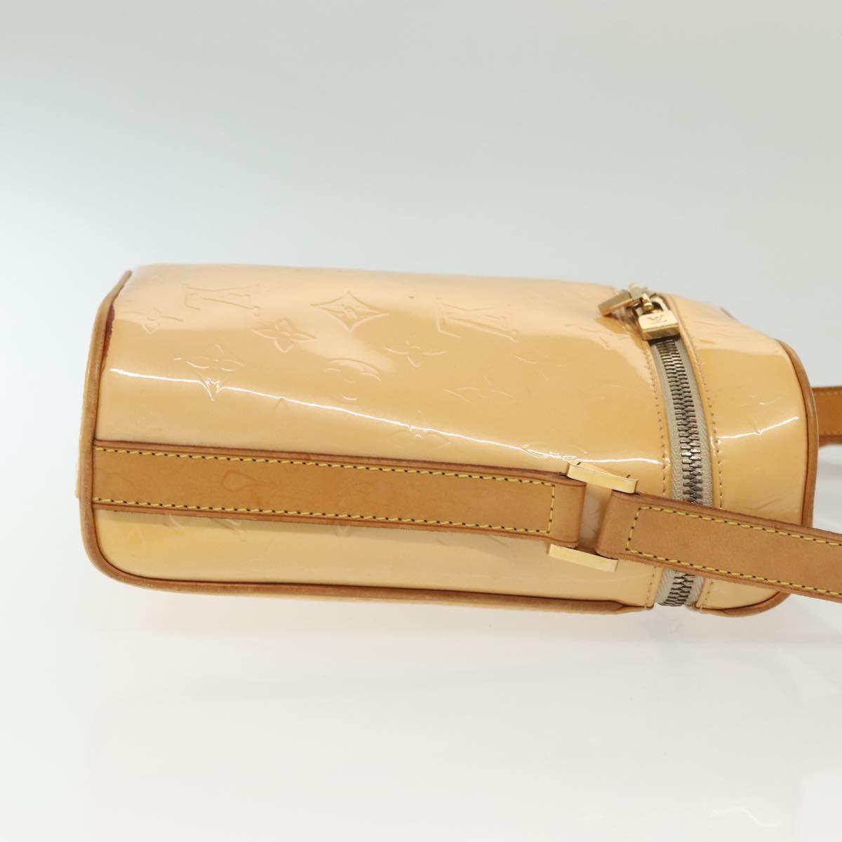 LOUIS VUITTON Vernis Sullivan Vertical Bag Marshmallow Pink M91298 Auth 139503