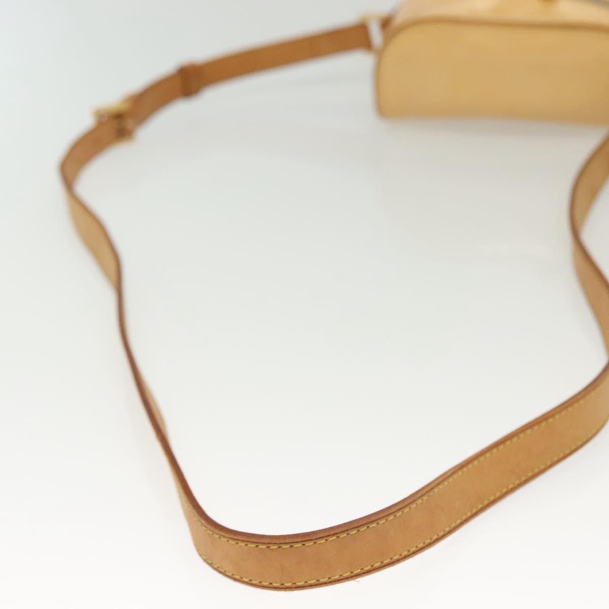 LOUIS VUITTON Vernis Sullivan Vertical Bag Marshmallow Pink M91298 Auth 139503