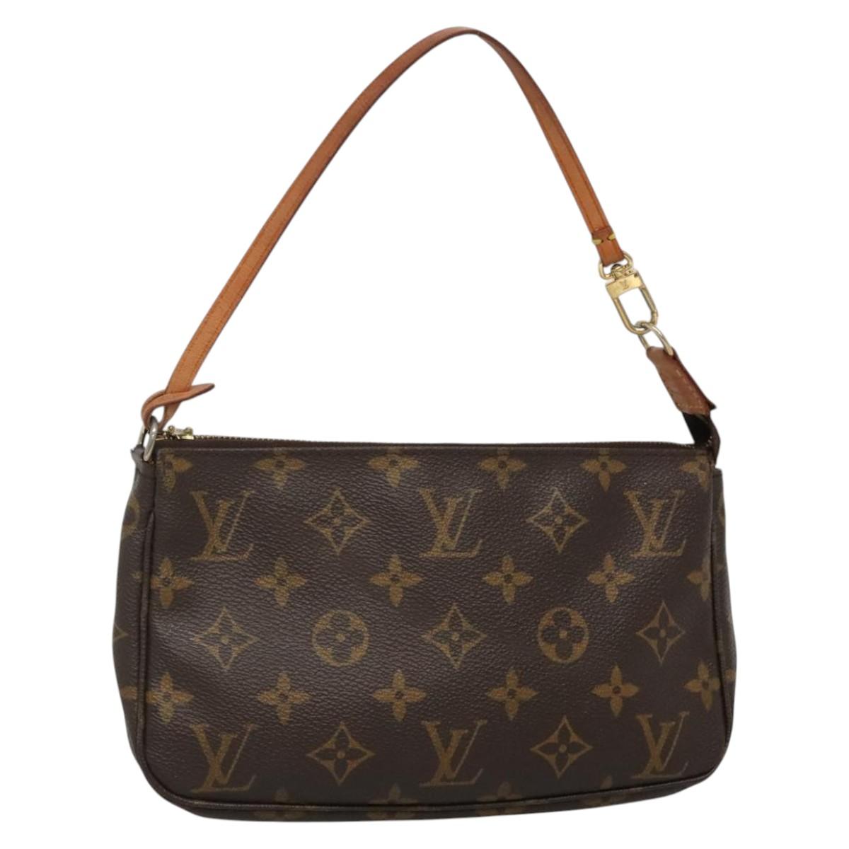 LOUIS VUITTON Monogram Pochette Accessoires Pouch M51980 LV Auth 139505