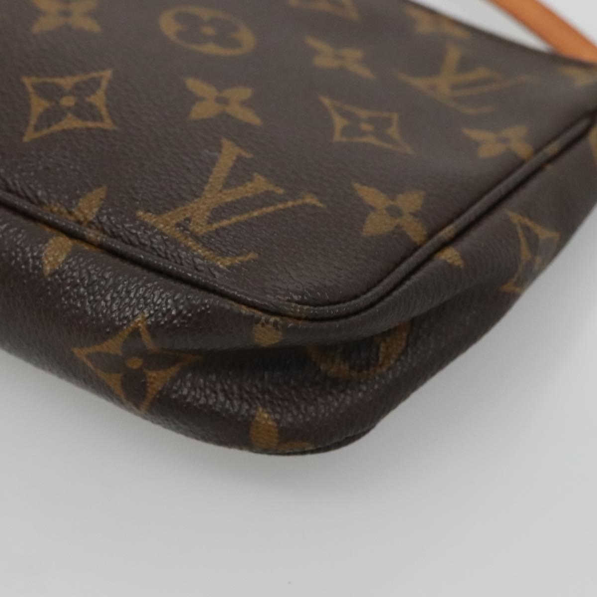LOUIS VUITTON Monogram Pochette Accessoires Pouch M51980 LV Auth 139505