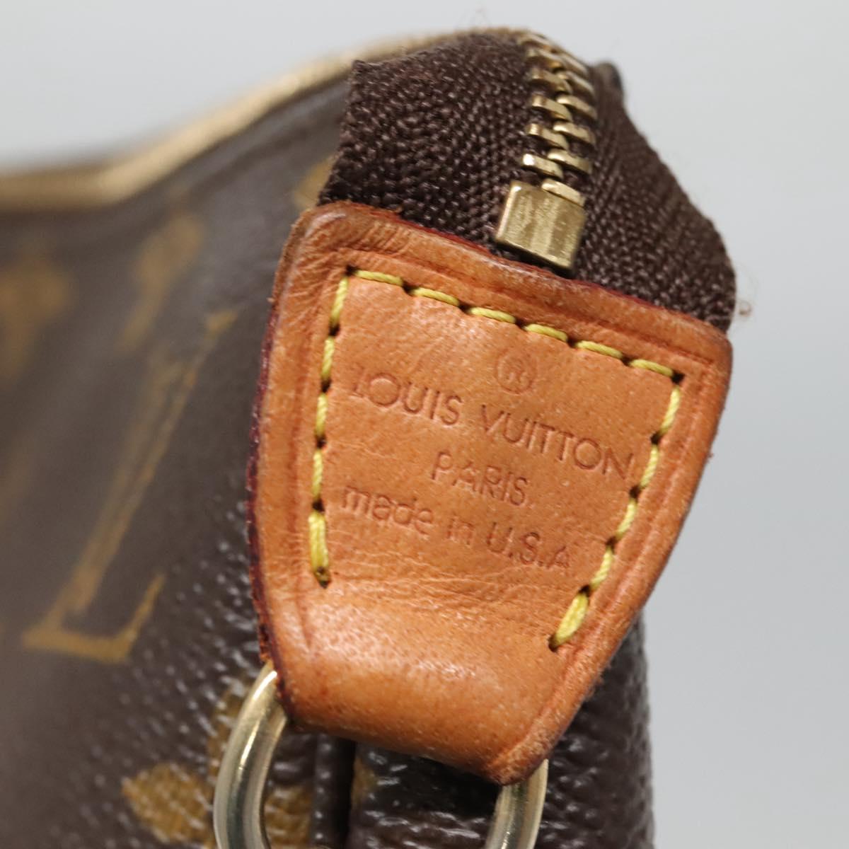 LOUIS VUITTON Monogram Pochette Accessoires Pouch M51980 LV Auth 139505